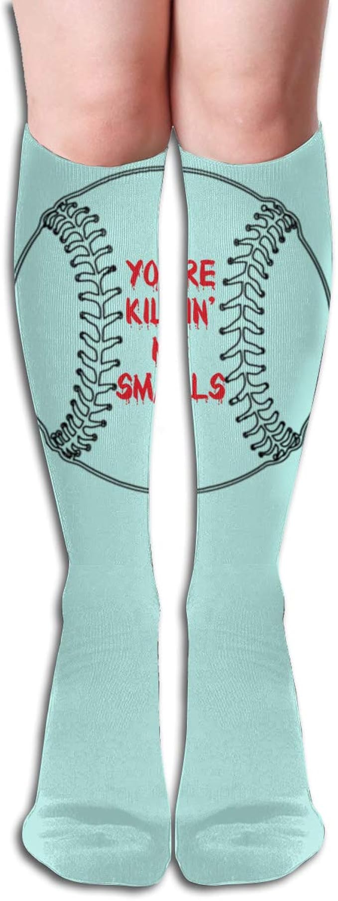 Long Socks, Baseball Knee High Socks, Unisex Tube