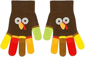 ChalkTalkSPORTS Run Now Gobble Later Running Turkey Gloves - Thanksgiving Turkey Trot Gear - One Pair