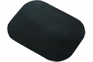 Dycem 50-1591BLK Non-Slip Rectangular Pad, 10" x 14", Black