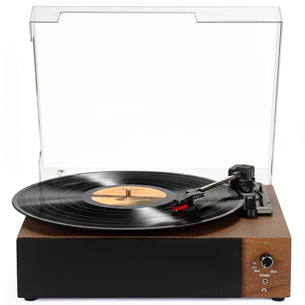 PORTABLE BLUETOOTH VINYL RECORD PLAYER TURNTABLE WITH BUILT-IN...