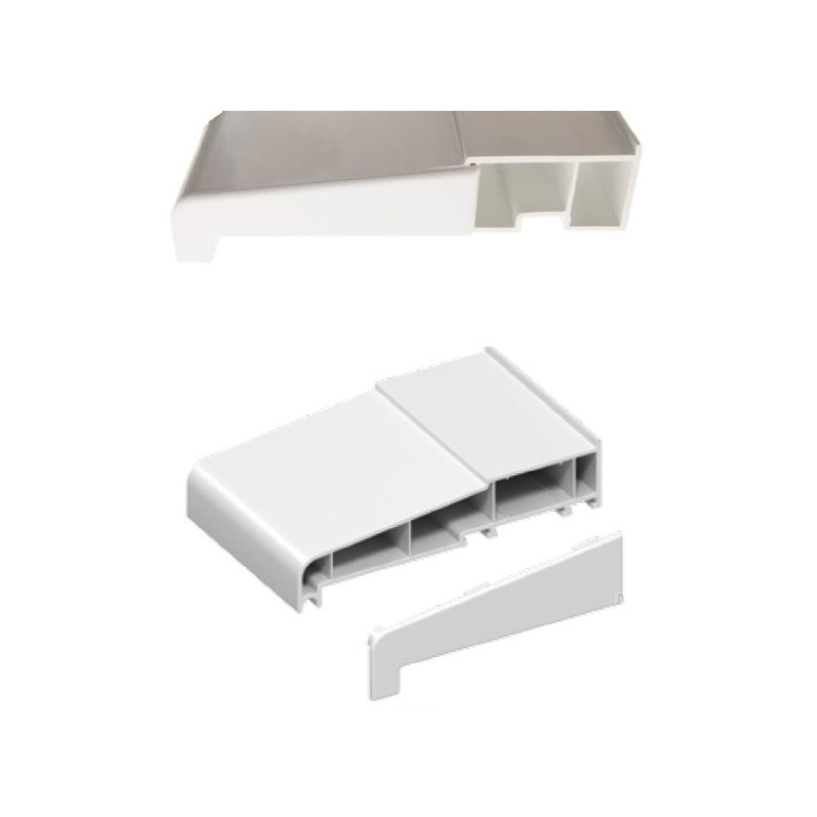 UPVC Window and Door Cill End Caps/Pair External Sill Caps White Buy