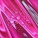 Maxwelly 3D Pink Rose Shower Curtain Polyester Floral Shower Curtain Set with Hooks for Bathroom Decor - Waterproof - 72-Inch by 72-Inch