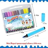 KXF 24 Assorted Washable Felt Tip Pens Triangular Grip Case Box Non-T toxic view 6