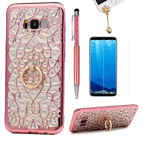 S8 case, badalink galaxy s8 kickstand case slim diamond…