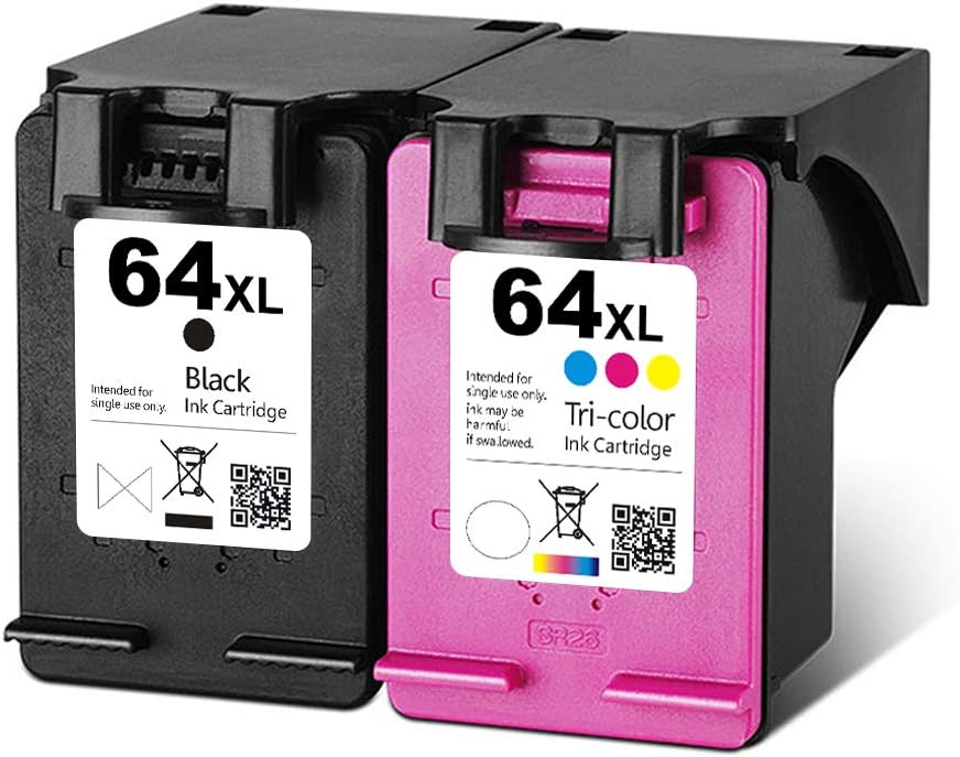 Remanufactured 64 Ink Cartridges Replacement for HP 64XL 64