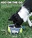 Outward Hound Port-A-Bowl Portable Dog Dish, 48 oz