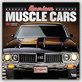 American Muscle Cars 18-Month - 2017 Calendar 12 x 12in by 