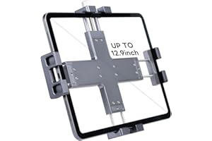 FANAUE Tablet Holder for Car, iPad Stand for Vehicle Truck Mount Compatible with 17mm Ball Head, 360° Rotatable Pad Stand for