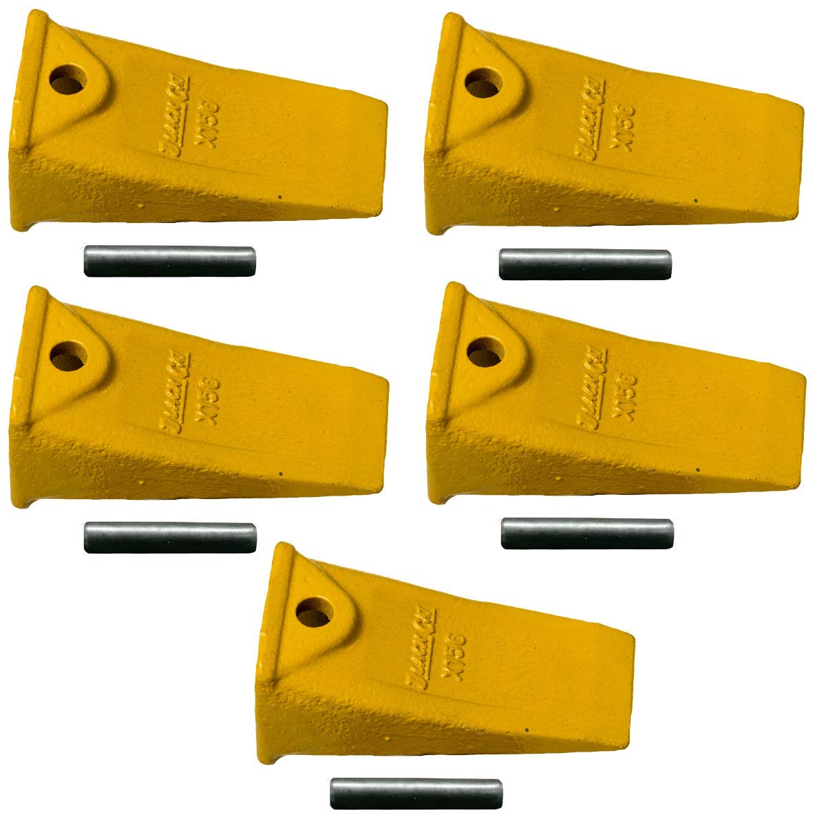 X156 Standard Bucket Teeth W/ROLL PINS (5 Pack) Industrial