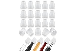 HOOWA 20 PCS Hookah Hose Grommet Rubber Seal for Shisha Hookah Water Pipe Sheesha Accessories (White)