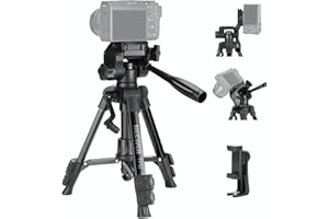 NEEWER Entry Level Version Mini Desk Phone Tripod Compatible with iPhone for Video Recording, Small Compact Table Top DSLR Ca