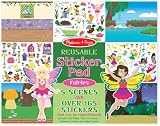 Misc. Melissa & Doug Reusable Sticker Pad - Fairies (Pack Of 20) Book