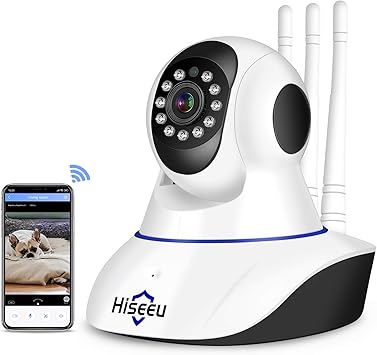 Hiseeu 1536P Security Camera, WiFi 