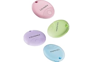 ULTRBEKA Air Tags-4 Pack Item Finders Work for Apple Find My (iOS Only) APP Tracker Tag for Luggage, Keys, Backpack, Satchel etc. (Not for Android)