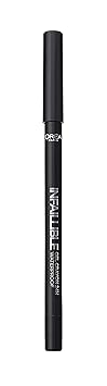L'Oreal Paris Infallible Gel Crayon Eye Liner, 101 Back to Black, 1.2g