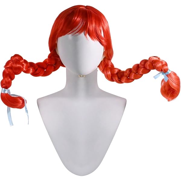 Amazon.com: Wendy Wig Red Hair with Braids Adult Deluxe