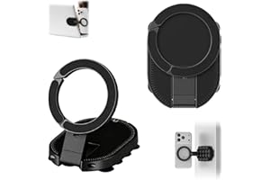 Double-Sided Suction & Magnetic for Phone Holder, 360 Degree for Phone Holder, Double Sided Suction for Phones Holder with Ma