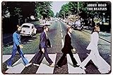 ERLOOD Abbey Road the Beatles Retro Vintage Tin Sign 12