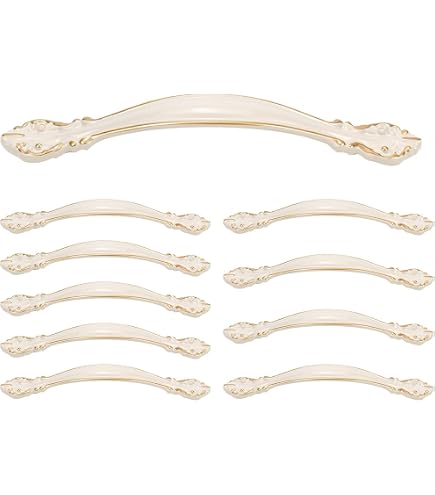 Kyuionty 8 Pack Bail Pull Handles - Antique Bronze, 2.75 Inch Hole Center, Vintage Drawer Pulls - View #4