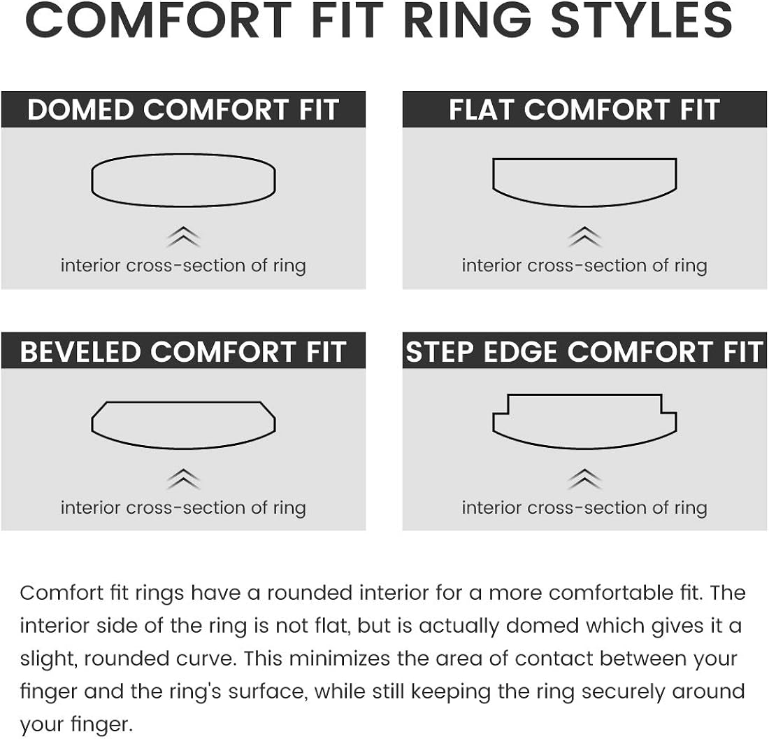 King Will Basic Tungsten Ring for Men 6mm/7mm/8mm/9mm/10mm Tungsten Wedding Band Matte Brushed Finish Comfort Fit | 