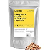 DAVIDsTEA Caribbean Crush Loose Leaf Tea - Caffeine-Free, Perfect for Iced Tea Lovers &ndash; 250g - Naturally Sweet Fruity Flavors with Hibiscus