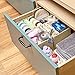 Set of 3 Drawer Organizer - EZOWare Closet / Dresser / Nursery Storage Drawer Container Bins Basket for Bras, Socks, Underwear, Tie, Scarves, Gloves, School Supplies, Diapers, and more