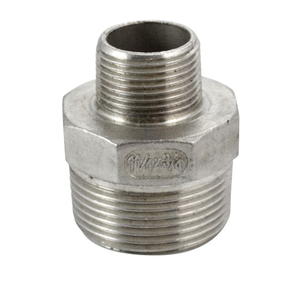 Male Hex Nipple Threaded Reducer Connector Pipe Fitting