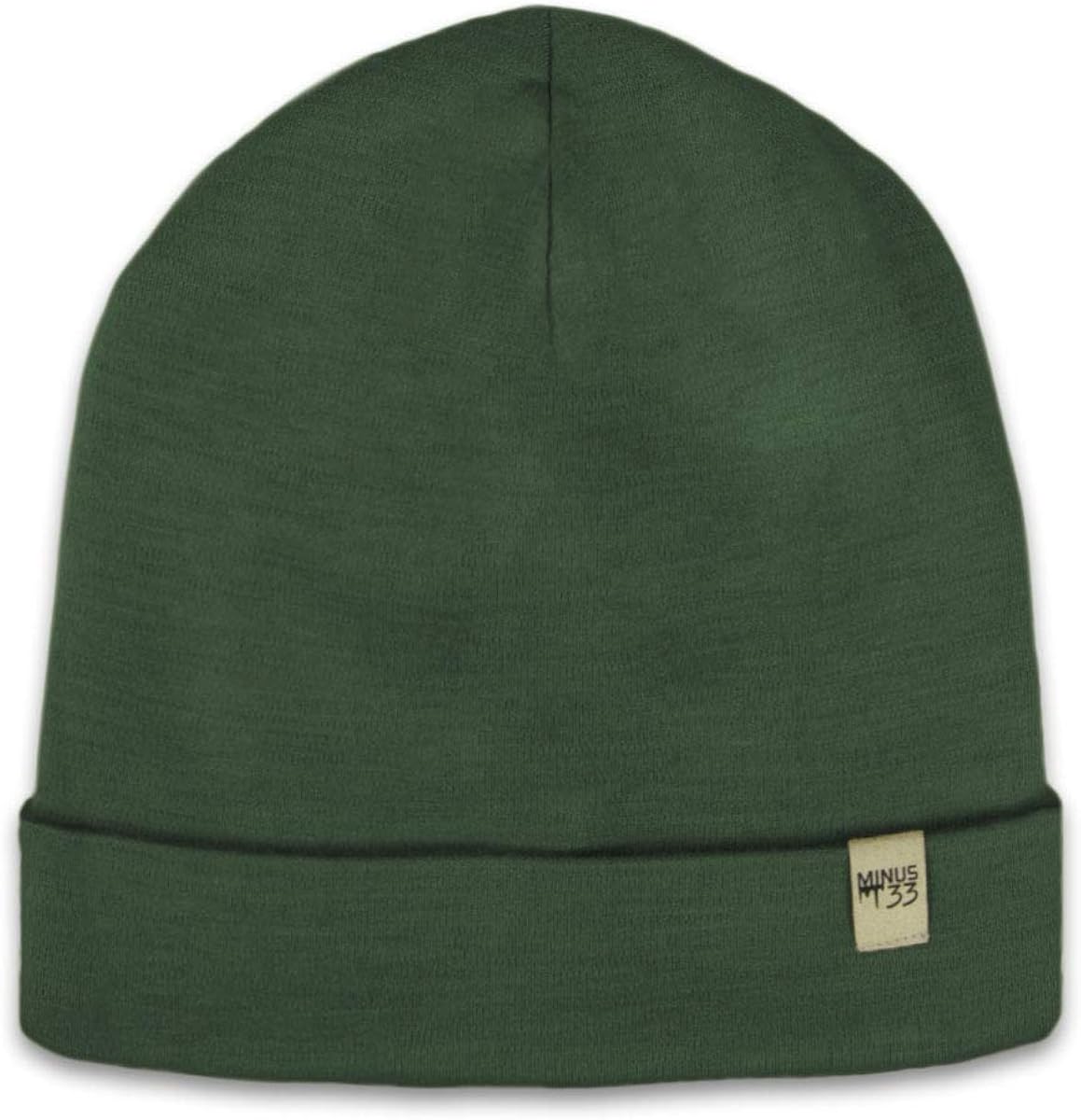 Minus33 Merino Wool Ridge Cuff Beanie Blaze Orange One Size: Clothing