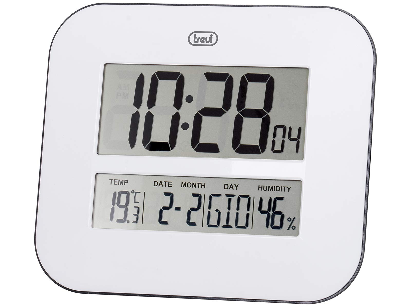 Trevi OM 3520 D Wall Clock 25 x 25 x 4 cm Bianco