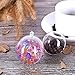 Outus DIY Clear Plastic Bath Bomb Mold Party Ball Ornament, 3 Size, 15 Set