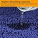 Vdomus Non-Slip Microfiber Shag Bathroom Mat (20x32 Inch, Blue)