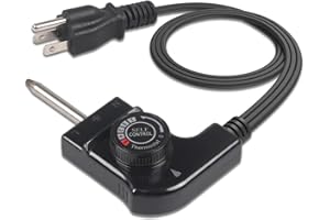 Universal Replacement Adjustable Thermostat Probe Cord - Compatible with Masterbuilt,Electric Griddles & More Electric Skille