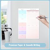 Thboxes Magnetic Weekly Meal Planner and Shopping List Pad 52 Sheets 25x17cm view 5