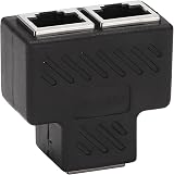 Oikabio 2 Port RJ45 Network Ethernet Splitter LAN Adapter Extender Connector 1pc view 8