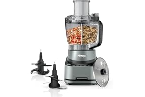 Ninja 9-Cup Food Processor for Kitchen, 1000PW motor, 9-Cup Processing Bowl, Multiple Blades and Adjustable Speed, for Choppi