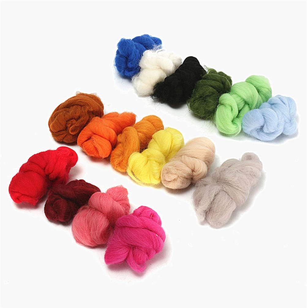 Artibetter 36Pcs Needle Felting Kit Wool Felt Tools Wool Roving Felt Creative Soft Flocking Balls Wool DIY Wool Felt Crafts Making - Image 5