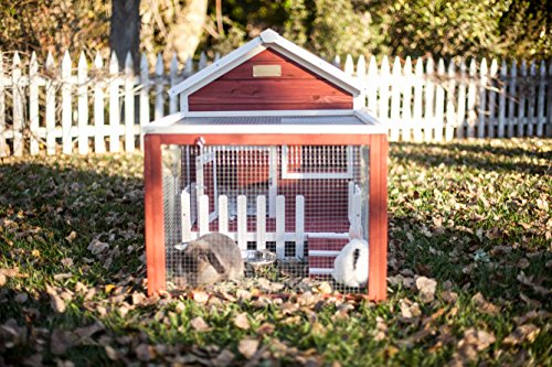 Advantek The White Picket Fence Rabbit Hutch
