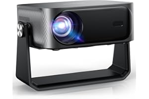 [1500 ANSI/Auto Focus & Keystone/Built-in APPs] 4K Outdoor Projector with WiFi and Bluetooth, Smart Portable Proyector with Y