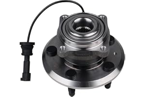 KUSATEC 512440 Rear Wheel Bearing and Hub Assembly Compatible with Chevrolet Equinox, GMC Terrain, 2010-2017, 5 Lug w/ABS