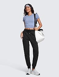 CRZ YOGA Lightweight Workout Joggers for Women