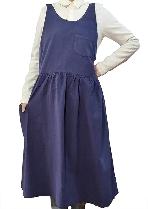 navy pinafore dress womens