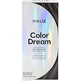 dpHUE Color Dream, Dark Brown - Ammonia-Free, Demi-Permanent Hair Color - Lasts 16 Washes - Boosts Shine - Paraben & Sulfate Free, Leaping Bunny Certified