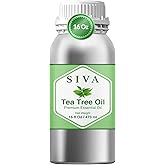 Siva Tea Tree Essential Oil - 16 Fl Oz – 100% Natural Tea Tree Oil - for Diffuser, Face, Skin Care, Aromatherapy, Hair Care, Scalp and Body Massage
