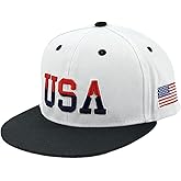 Feixophs Baseball Cap Christmas Flat Brim Snapback Hat Men Women Hip Hop Cap Adjustable Trucker Hat for Adult Unisex