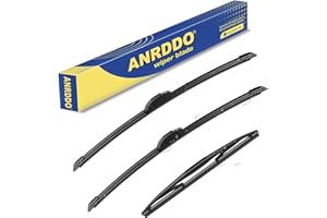 ANRDDO 3 wipers Replacement for 2017 2018 2019 2020 2021 2022 Honda CRV CR-V, Windshield Wiper Blades Original Equipment Replacement - 26"+17"+12" (Set of 3) U/J HOOK