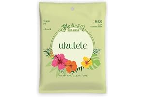 MARTIN Tenor Ukulele Strings Clear Fluorocarbon Tune C Pull Standard 220 (M620)