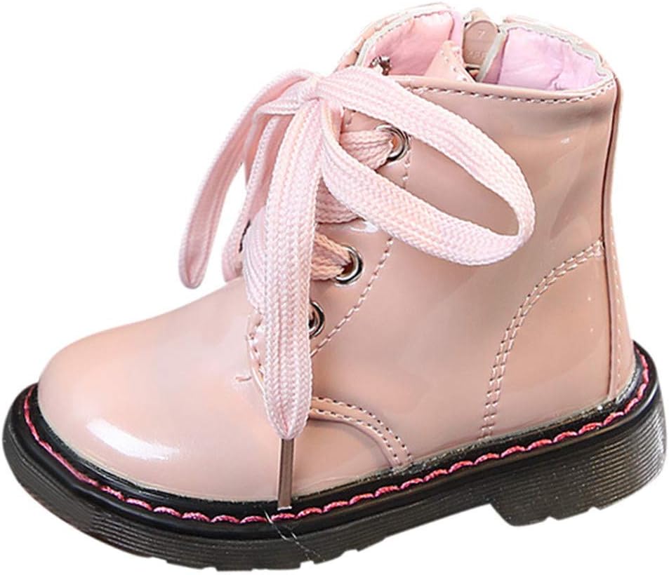 euwanyu 2019 New Children 2019 Boots,Baby Winter Warm Boys Girls 2019 Sneaker Boots Snow Casual Shoes for 1-6 Years (Pink)