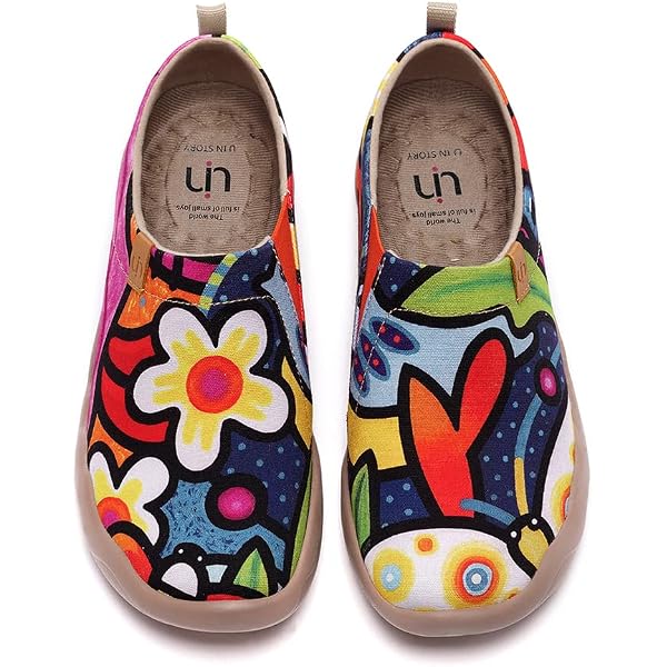 Amazon.com | UIN Kids' Fashion Sneaker Colorful Painted Art Funny