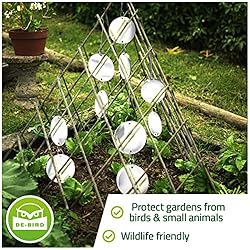 De-Bird Repellent Disks, 8 Pack Set Bird Deterrents