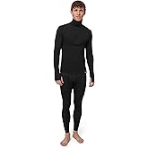 DANISH ENDURANCE Merino Wool Half Zip Base Layer Set Men, Top and Bottom Set